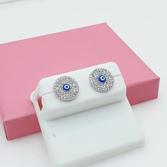 "925 Sterling Silver Cubic Zirconia Earrings, U19254552 - Picture 6 of 9